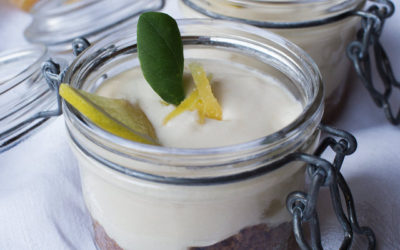 Lemon, lime & ginger cheesecake